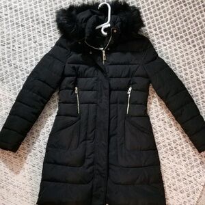 Ivanka Trump Puffer Winter Fur Trim Jacket -Like New Condition